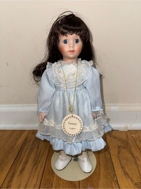 Vintage Kingstate Dollcrafter TAMMY Porcelain Doll 13" Collectible Doll Figurine